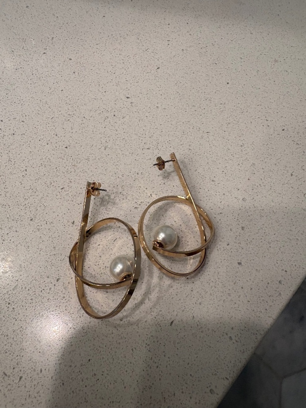 Funky drop earrings